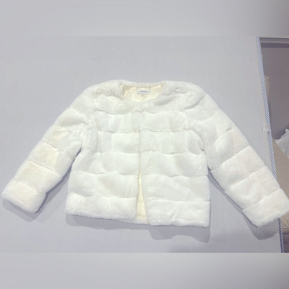 Calvin Klein Faux Fur Jacket